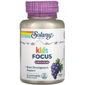 Підтримка дитячої зосередженості, смак винограду, Kids Focus, Solaray, 60 жувальних таблеток