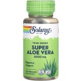 Супер Алоэ вера, 8000 мг, Super Aloe Vera, Solaray, 100 вегетарианских капсул