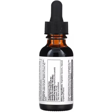 Экстракт семян грейпфрута, 100 мг, Grapefruit Seed Extract, Solaray, 30 мл: цены и характеристики