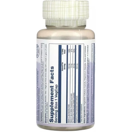 Екстракт насіння грейпфрута, 250 мг, Grapefruit Seed Extract, Solaray, 60 вегетаріанських капсул: ціни та характеристики