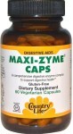 Мульти-ферментная добавка, Maxi-Zyme Caps, Country Life, 60 вегетарианских капсул