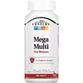 Мультивитамины и мультимикроэлементы для женщин, Mega Multi for Women, 21st Century, 90 таблеток