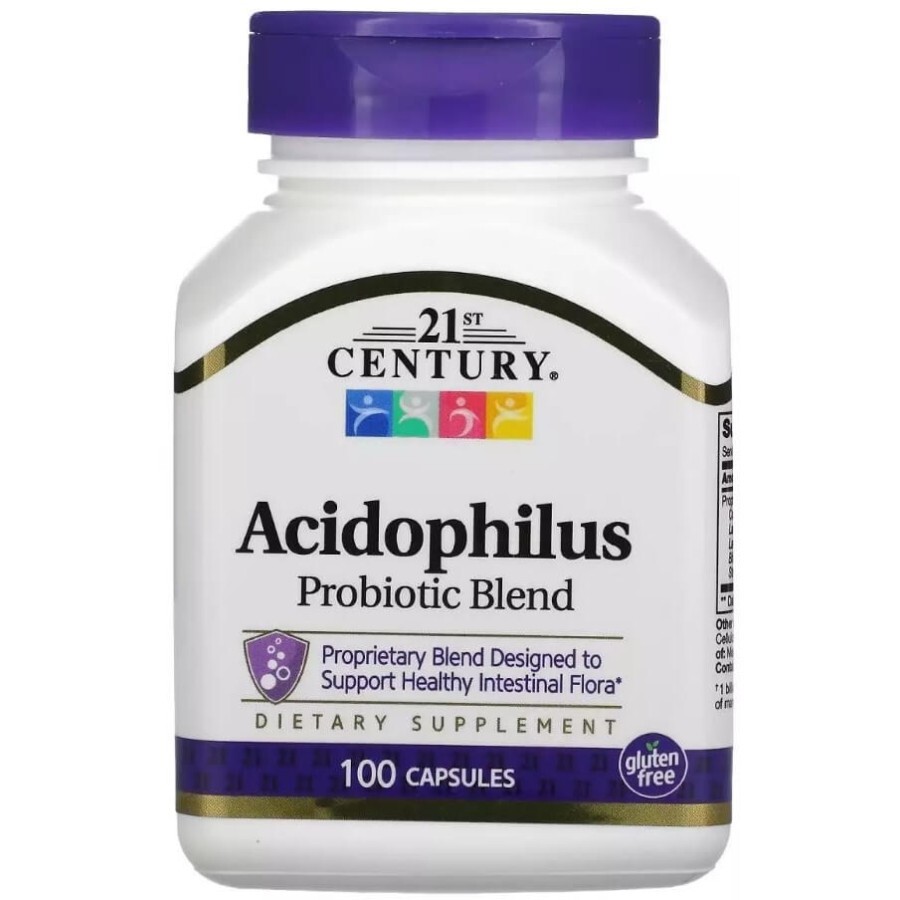 Смесь Пробиотиков, Acidophilus, 21st Century, 100 капсул: цены и характеристики