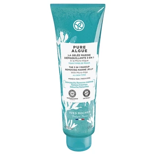 Желе-демакіяж 3 в 1 Пюр Альг Yves Rocher Pure Algue з мікроводоростями для зволоження, 150 мл