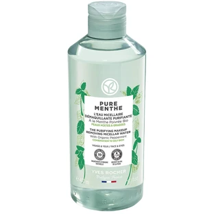 Міцелярна Вода-Демакіяж Пюр Мент Yves Rocher Pure Menthe з м’ятою для матовості, 400 мл