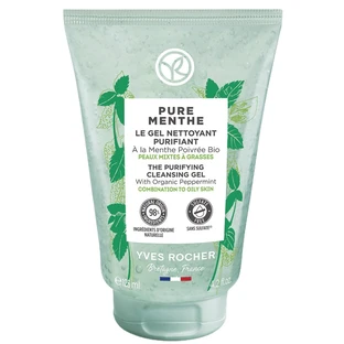 Очищувальний гель для вмивання Пюр Мент Yves Rocher Pure Menthe з м’ятою для матовості, 125 мл