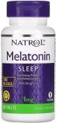 Мелатонин с замедленным высвобождением, 1 мг, Melatonin, Time Release, Natrol, 90 таблеток