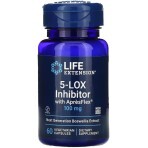 Інгібітор 5-LOX, Екстракт босвелії, 100 мг, 5-LOX Inhibitor with ApresFlex, Life Extension, 60 вегетаріанських капсул: ціни та характеристики