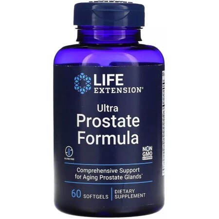 Ультра формула для простаты, Ultra Prostate Formula, Life Extension, 60 желатиновых капсул