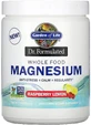 Магний Цельнопищевой, вкус малины и лимона, Whole Food Magnesium Powder, Garden of Life, 198,4 г