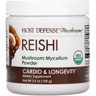 Рейши, порошок грибного мицелия, Reishi, Fungi Perfecti, 100 гр