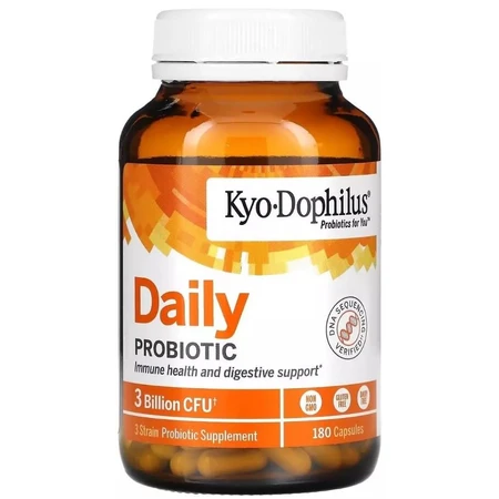 Пробиотик ежедневный, Kyo-Dophilus, Daily Probiotic, Kyolic, 180 капсул: цены и характеристики
