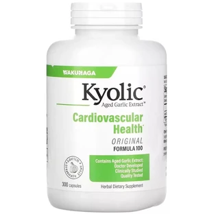 Aged Garlic Extract, Cardiovascular Health, Original Formula 100, Kyolic Экстракт выдержанного чеснока, 300 капсул