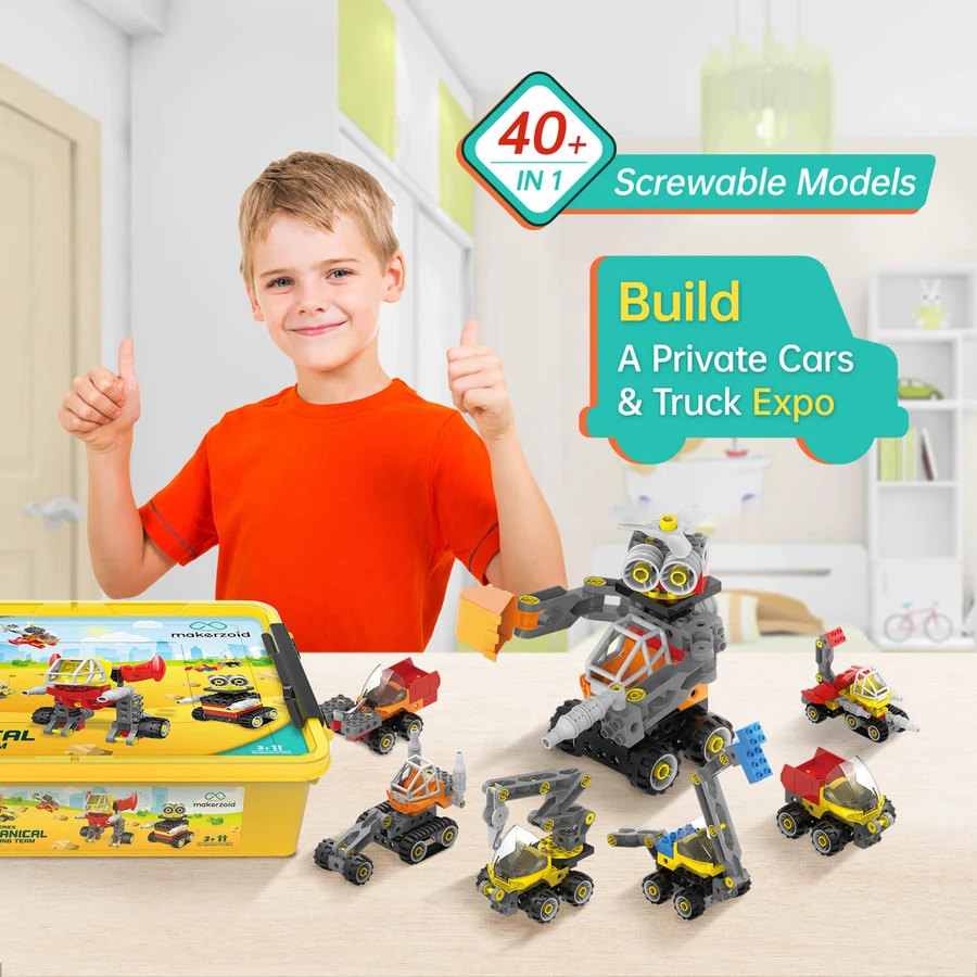 Конструктор Makerzoid Big Building Blocks-Mechanical Engineering Team: ціни та характеристики
