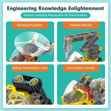 Конструктор Makerzoid Big Building Blocks-Mechanical Engineering Team: ціни та характеристики