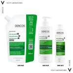 Шампунь Vichy Dercos усиленного действия против перхоти для жирных волос и раздражение кожи головы, 500 мл: цены и характеристики