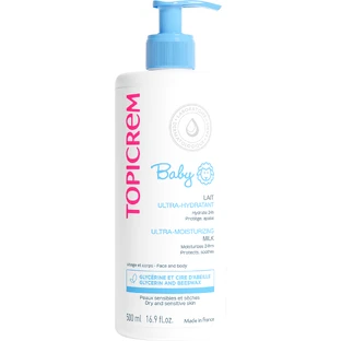Молочко для тіла Topicrem Baby My 1st Ultra Moisturizing Milk, ультразволожуюче, 500 мл