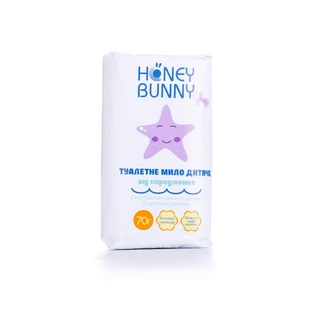 Мыло туалетное Honey Bunny, детское, с кремом и экстрактом чайного дерева, 7 0г