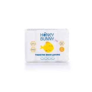 Мыло туалетное Honey Bunny, детское, с кремом и экстрактом ромашки, 4 х 70 г