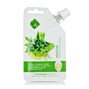 Маска для обличчя MAY face Green Tea Matcha, 30 г