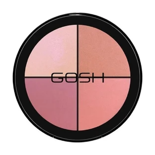 Палетка для контуринга Gosh Strobe'n Glow Kit, тон 002, Blush, 15 г