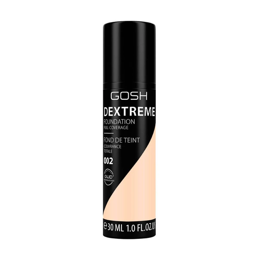 Тональний крем для обличчя Gosh Dextreme Full Coverage Foundation 002 Ivory, 30 мл: ціни та характеристики