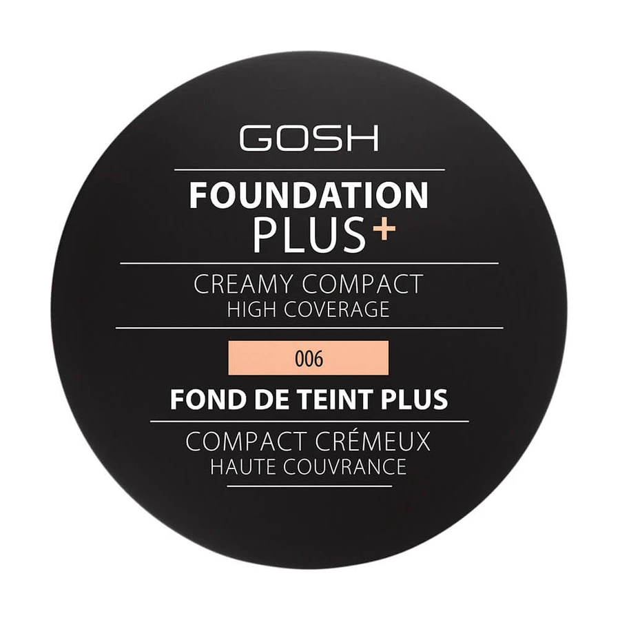 Компактний тональний крем Gosh Copenhagen Foundation Plus Creamy Compact High Coverage, 02, Honey, 9 г: ціни та характеристики