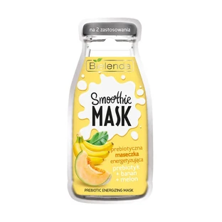Маска для лица Bielenda Smoothie mask энергетизирующая, пребиотик + банан + дыня, 10 г