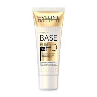 База под макіяж 3в1 Eveline Cosmetics Base Full HD вирівнювальна, матувальна, 30 мл