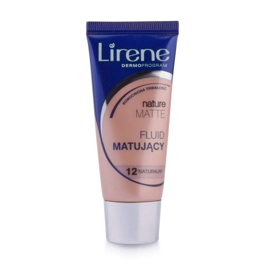 Матирующий тональный флюид для лица Lirene Nature Matte Fluid, 12 Naturalny, 30 мл: цены и характеристики
