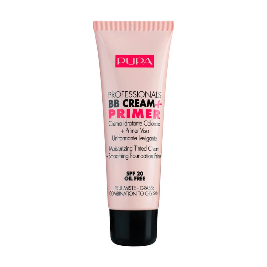 Тональний крем Pupa Professionals BB Cream + Primer SPF 20 02 пісочний, 50 мл: ціни та характеристики
