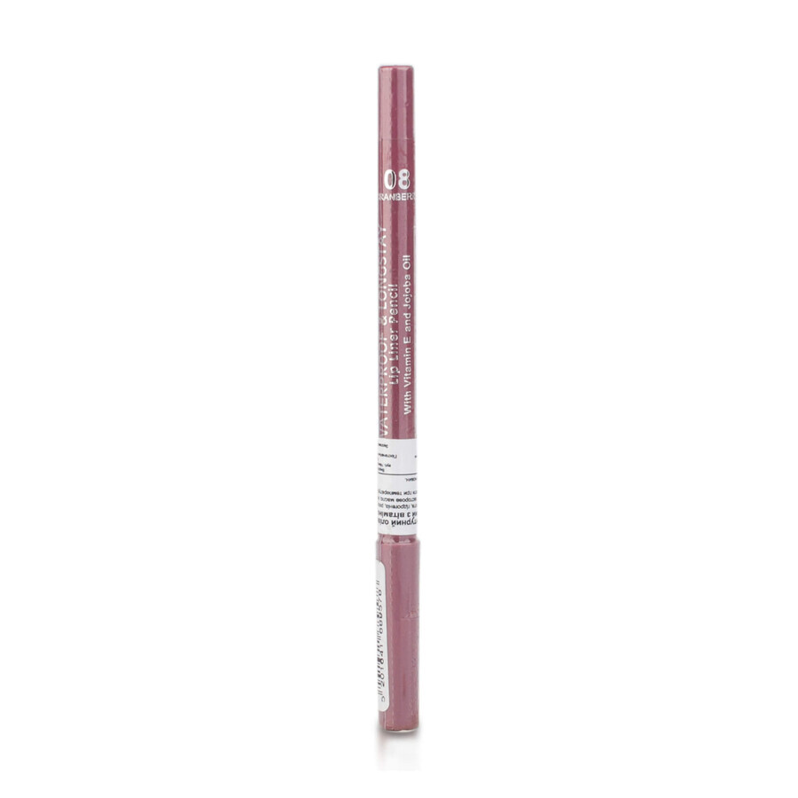Водостойкий карандаш для губ Seventeen Supersmooth Waterproof Lipliner, 08 Cranberry, 1.2 г: цены и характеристики
