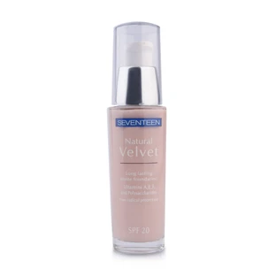 Тональный крем Seventeen Natural Velvet с дозатором тон 3, 35 мл