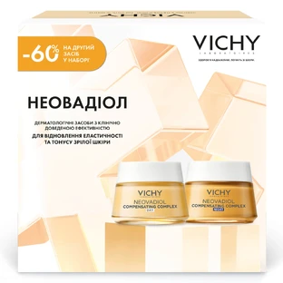 Набір Vichy Неовадіол: денний антивіковий крем, 50 мл + нічний антивіковий крем, 50 мл