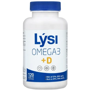 Омега-3 Lysi Комплекс с витамином D3, капсулы 500 мг, №120