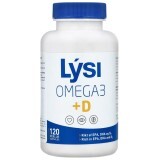 Омега-3 Lysi Комплекс з вітаміном D3, капсули 500 мг, №120