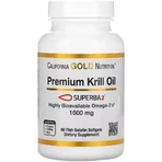 Крильовий жир преміальної якості, 1000 мг, Premium Krill Oil with Superba2, California Gold Nutrition, 60 желатинових капсул: ціни та характеристики