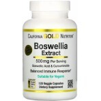 Экстракт босвеллии с куркумой, 250 мг, Boswellia Extract, Plus Turmeric Extract, California Gold Nutrition, 120 вегетарианских капсул: цены и характеристики