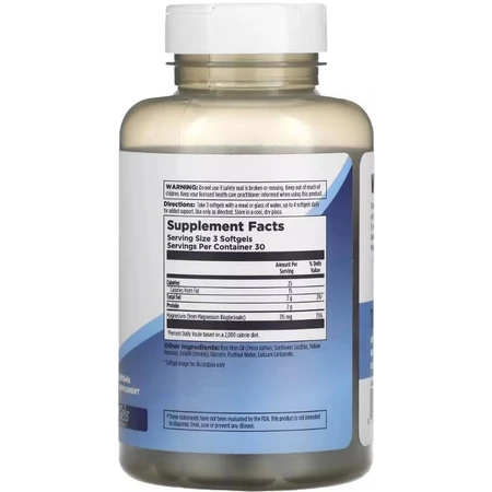 Магній Гліцинат високої засвоюваності, 315 мг, High Absorption Magnesium Glycinate, KAL, 90 желатинових капсул: ціни та характеристики