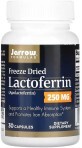 Лактоферин сублімований, 250 мг, Lactoferrin, Freeze Dried, Jarrow Formulas, 30 капсул