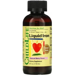 Рідке залізо для дітей, смак ягід Liquid Iron, ChildLife, 118 мл