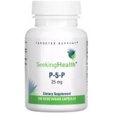 P-5-P (пиридоксальфосфат), 25 мг, P-5-P, Seeking Health, 100 вегетарианских капсул