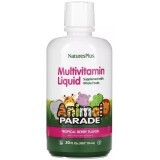Жидкие Детские Мультивитамины, Тропический вкус, Animal Parade Gold, Natures Plus, 887 мл