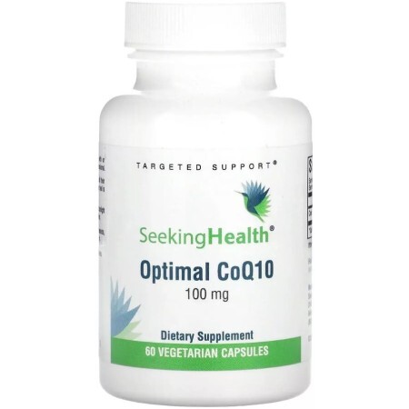 Коэнзим Q10, 100 мг, Optimal CoQ10, Seeking Health, 60 вегетарианских капсул