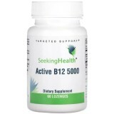 Витамин B12, 5000 мкг, Active B12 5000, Seeking Health, 60 жевательных таблеток