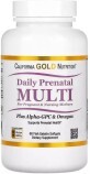 Мультивитамины для беременных, Prenatal MultiVitamin, California Gold Nutrition, 60 желатиновых капсул
