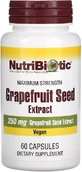 Екстракт насіння грейпфрута, 250 мг, Grapefruit Seed Extract, NutriBiotic, 60 капсул
