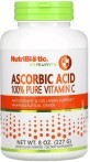 Аскорбиновая кислота в порошке, Витамин C, Ascorbic Acid, 100% Pure Vitamin C, NutriBiotic, 227 гр