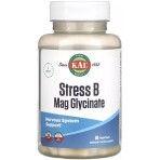 Магній гліцинат та вітаміни групи B від стресу, Stress B Mag Glycinate, KAL, 60 вегетаріанських капсул: ціни та характеристики