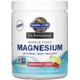 Магний Цельнопищевой, вкус малины и лимона, Whole Food Magnesium Powder, Garden of Life, 421,5 г
